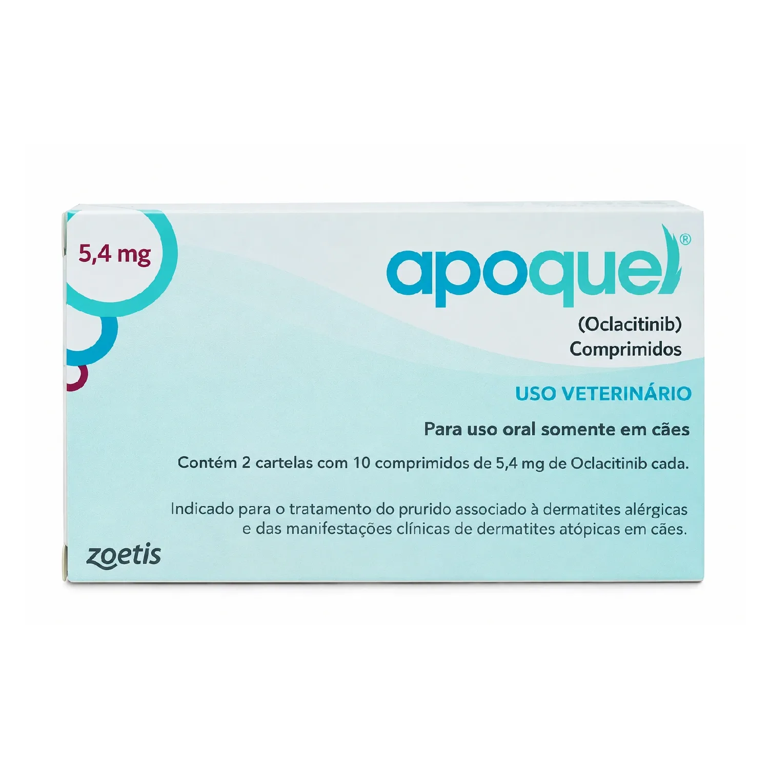 Apoquel 5,4 mg - Tratamento para coceira em Cães